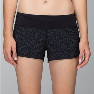 Lululemon Petal Camo Speed Shorts